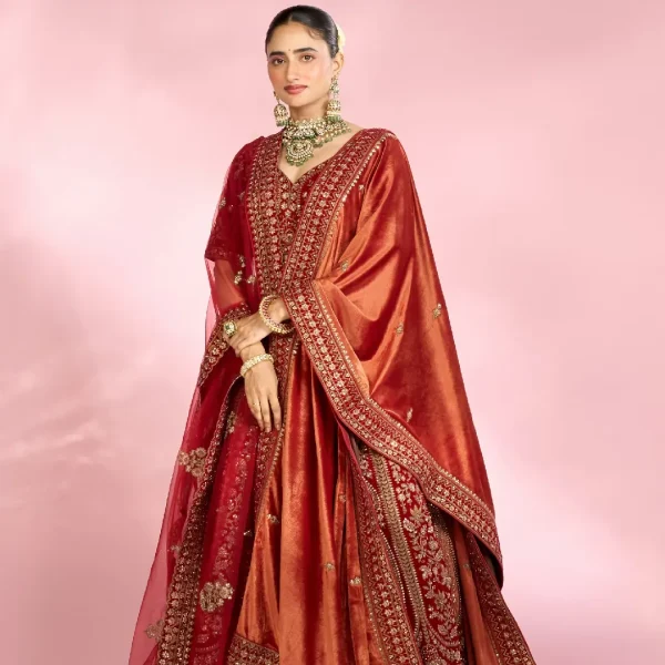 Wedding Lehenga 6330 – Red